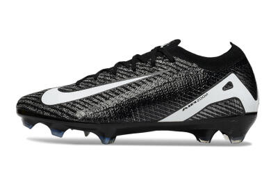 Men's Nike Air Zoom Mercurial Vapor 16 Elite FG Firm Ground Low-Tops Football Boots - Black/White