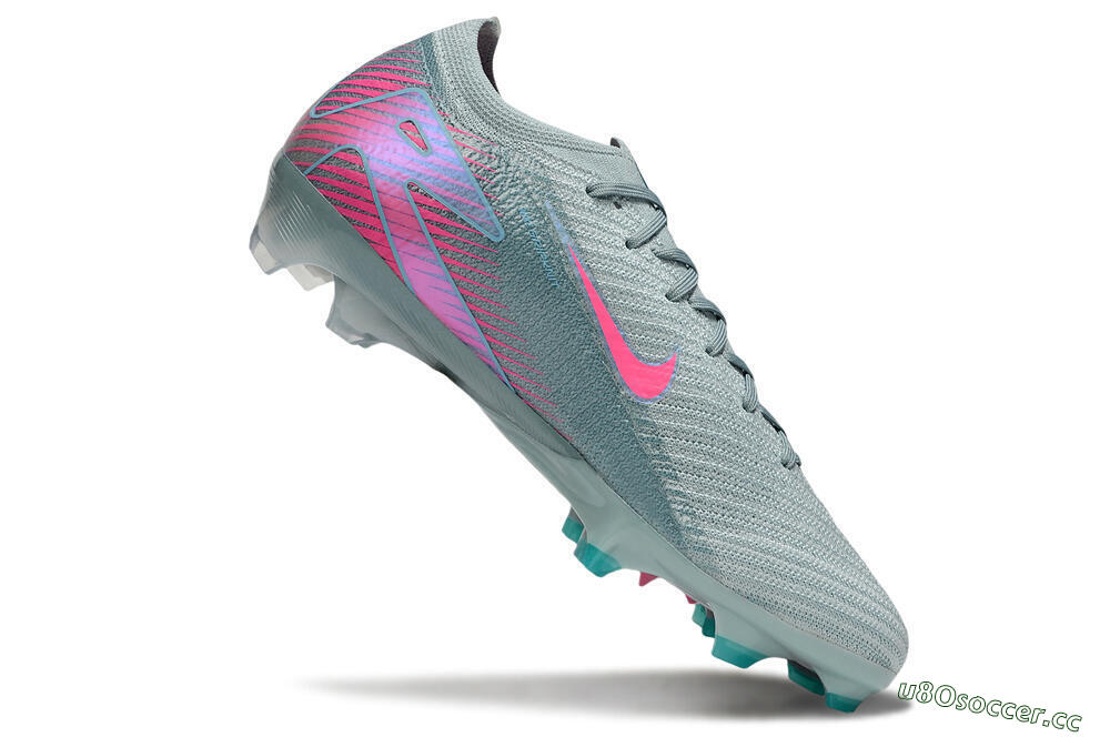 Men's Nike Air Zoom Mercurial Vapor 16 Elite FG Firm Ground Low-Tops Football Boots - Jade/Pink 4