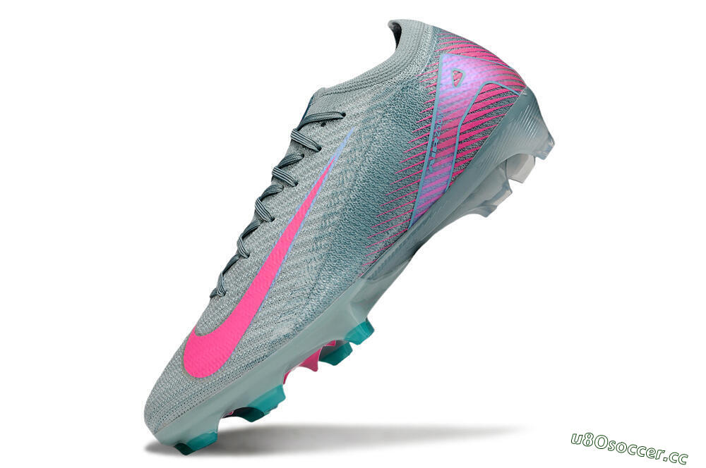 Men's Nike Air Zoom Mercurial Vapor 16 Elite FG Firm Ground Low-Tops Football Boots - Jade/Pink 5