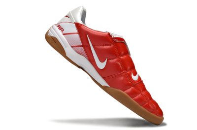 Men's Nike Air Zoom Total 90 III IC Indoor & Futsal Low-Tops Football Shoes - White/Red