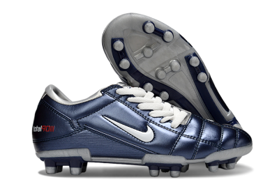 Men's Nike Total 90 III FG Firm Ground Low-Tops Football Boots - Blue/White