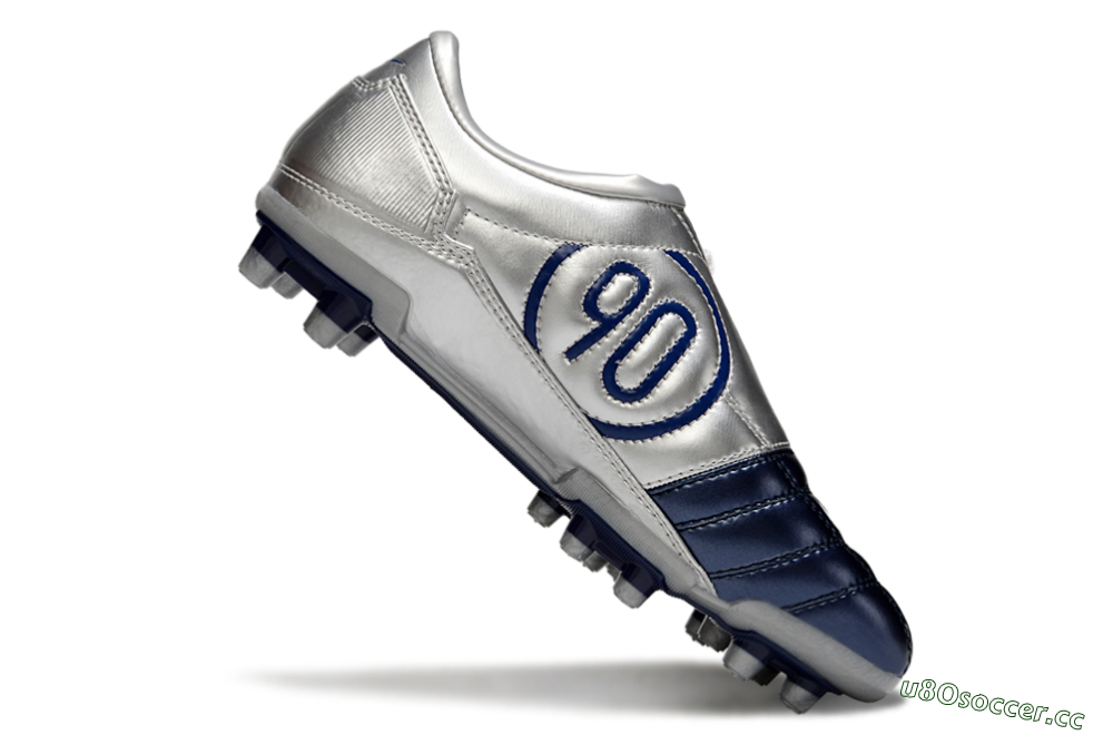 Men's Nike Total 90 III FG Firm Ground Low-Tops Football Boots - Blue/White 4