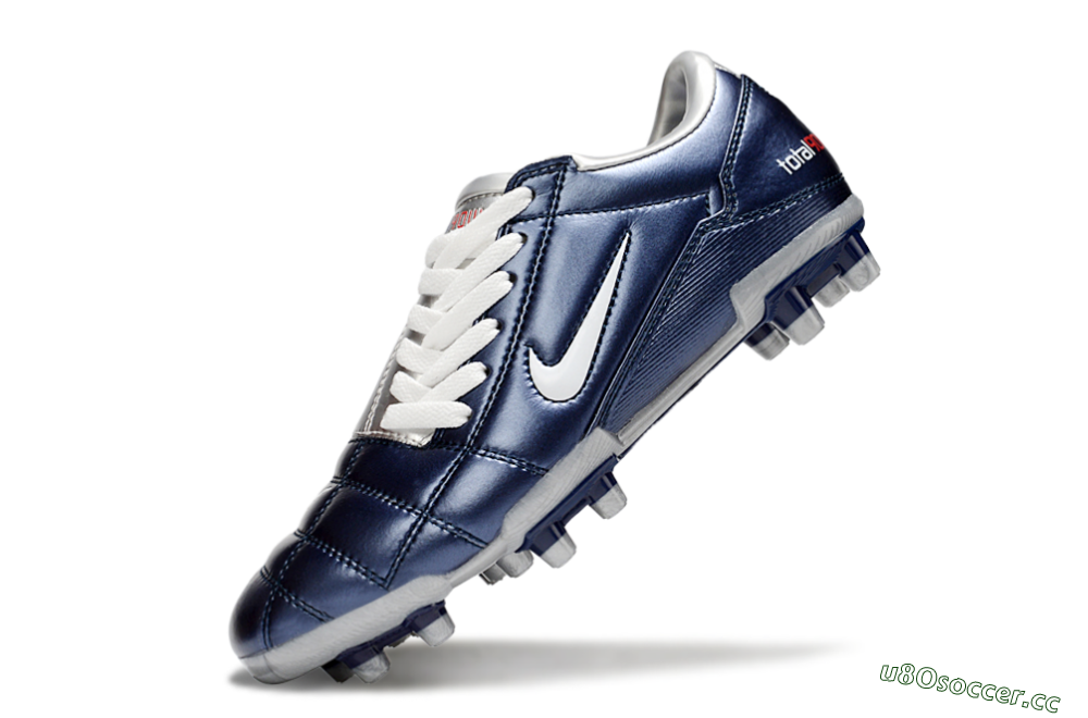 Men's Nike Total 90 III FG Firm Ground Low-Tops Football Boots - Blue/White 5