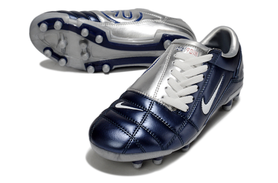 Men's Nike Total 90 III FG Firm Ground Low-Tops Football Boots - Blue/White