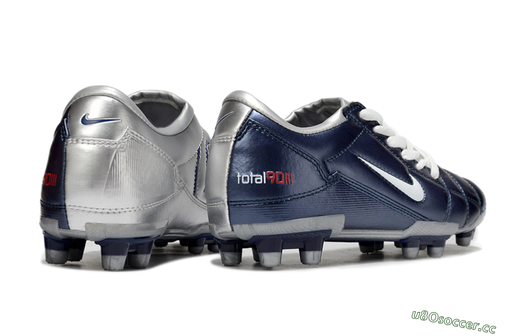 Men's Nike Total 90 III FG Firm Ground Low-Tops Football Boots - Blue/White 6