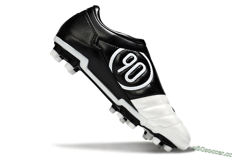 Men's Nike Total 90 III FG Firm Ground Low-Tops Football Boots - White/Black 4