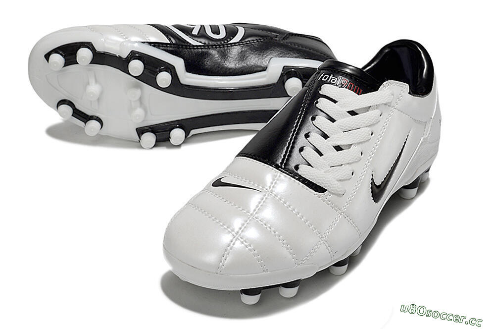 Men's Nike Total 90 III FG Firm Ground Low-Tops Football Boots - White/Black 3