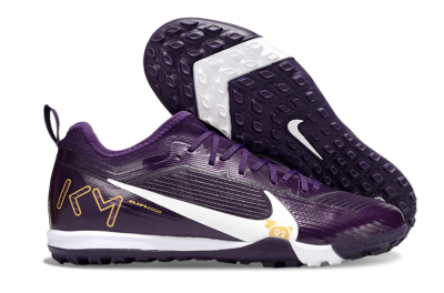 Men's Nike Air Zoom Mercurial Vapor 16 Elite TF Artificial Turf Low-Tops Football Shoes - Purple/White/Gold