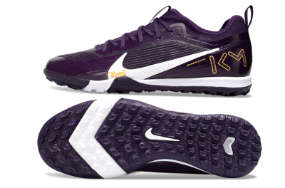 Men's Nike Air Zoom Mercurial Vapor 16 Elite TF Artificial Turf Low-Tops Football Shoes - Purple/White/Gold