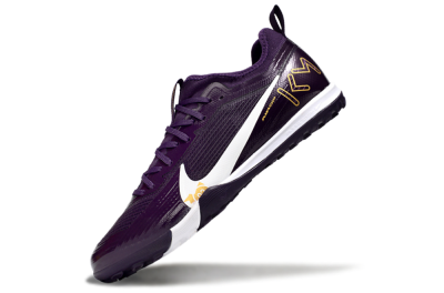 Men's Nike Air Zoom Mercurial Vapor 16 Elite TF Artificial Turf Low-Tops Football Shoes - Purple/White/Gold