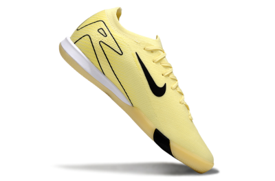 Men's Nike Air Zoom Mercurial Vapor 16 Elite IC Indoor & Futsal Low-Tops Football Shoes - Beige/Black/White