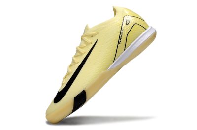 Men's Nike Air Zoom Mercurial Vapor 16 Elite IC Indoor & Futsal Low-Tops Football Shoes - Beige/Black/White