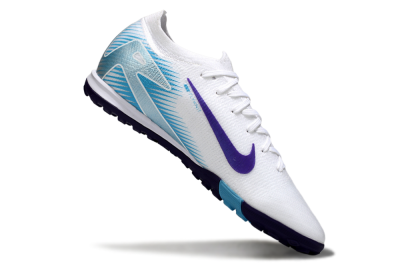 Unisex Nike Air Zoom Mercurial Vapor 16 Elite TF Artificial Turf Low-Tops Football Shoes - White/Purple/Pink