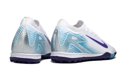 Unisex Nike Air Zoom Mercurial Vapor 16 Elite TF Artificial Turf Low-Tops Football Shoes - White/Purple/Pink