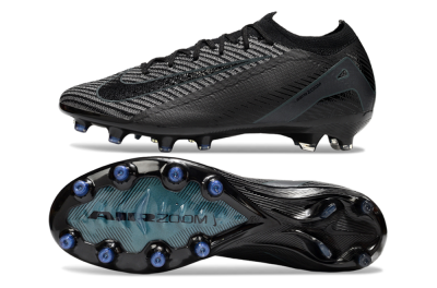 Men's Nike Air Zoom Mercurial Vapor 16 Elite AG Artificial Grass Low-Tops Football Boots - Black/Jade/Silver
