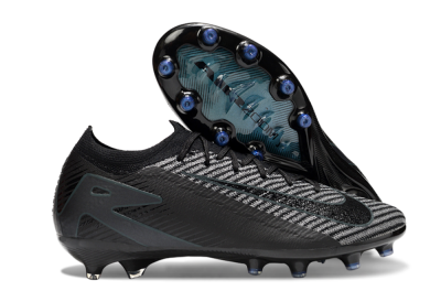 Men's Nike Air Zoom Mercurial Vapor 16 Elite AG Artificial Grass Low-Tops Football Boots - Black/Jade/Silver