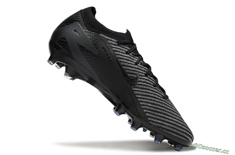 Men's Nike Air Zoom Mercurial Vapor 16 Elite AG Artificial Grass Low-Tops Football Boots - Black/Jade/Silver 4