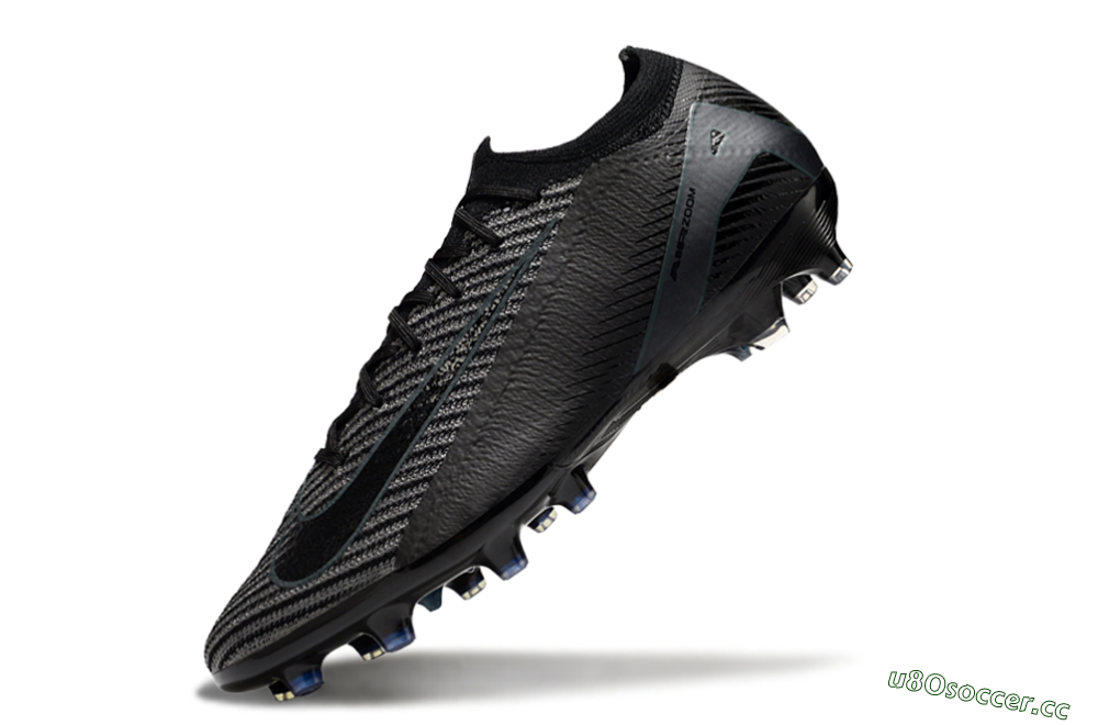 Men's Nike Air Zoom Mercurial Vapor 16 Elite AG Artificial Grass Low-Tops Football Boots - Black/Jade/Silver 5