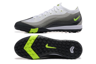 Unisex Nike Air Zoom Mercurial Vapor 16 Elite TF Artificial Turf Low-Tops Football Shoes - White/Grey/Yellow