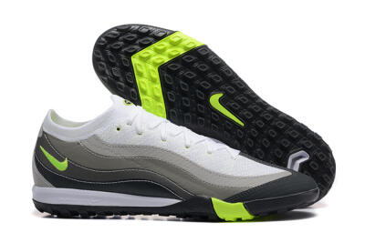 Unisex Nike Air Zoom Mercurial Vapor 16 Elite TF Artificial Turf Low-Tops Football Shoes - White/Grey/Yellow