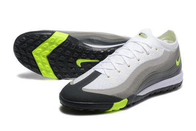 Unisex Nike Air Zoom Mercurial Vapor 16 Elite TF Artificial Turf Low-Tops Football Shoes - White/Grey/Yellow