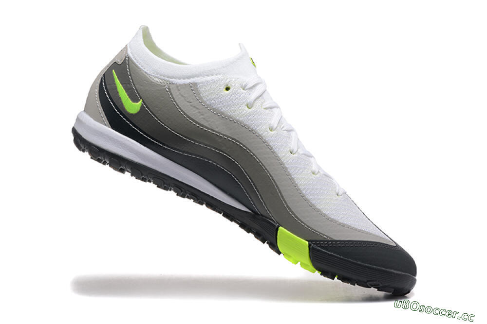 Unisex Nike Air Zoom Mercurial Vapor 16 Elite TF Artificial Turf Low-Tops Football Shoes - White/Grey/Yellow 7