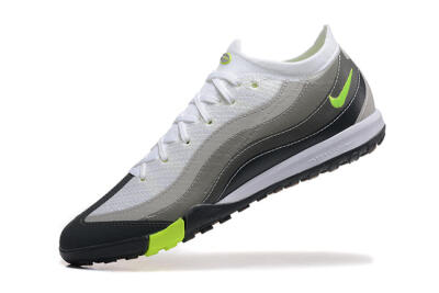 Unisex Nike Air Zoom Mercurial Vapor 16 Elite TF Artificial Turf Low-Tops Football Shoes - White/Grey/Yellow