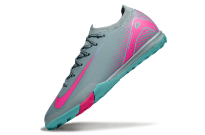 Men's Nike Air Zoom Mercurial Vapor 16 Elite TF Artificial Turf Low-Tops Football Shoes - Jade/Pink/Silver