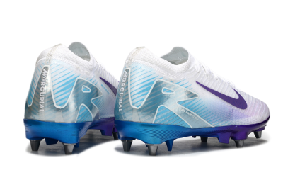 Men's Nike Air Zoom Mercurial Vapor 16 Elite SG Soft Ground Low-Tops Football Boots - White/Purple/Jade