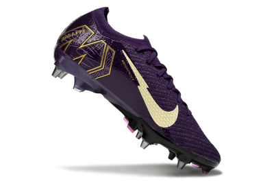 Men's Nike Air Zoom Mercurial Vapor 16 Elite SG Soft Ground Low-Tops Football Boots - Purple/White/Gold