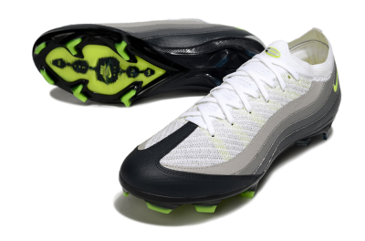 Men's Nike Air Zoom Mercurial Vapor 16 Elite FG Firm Ground Low-Tops Football Boots - White/Grey/Yellow