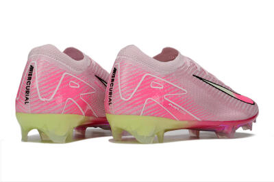 Unisex Nike Air Zoom Mercurial Vapor 16 Elite FG Firm Ground Low-Tops Football Boots - Pink/White/Yellow