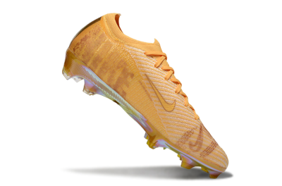Unisex Nike Air Zoom Mercurial Vapor 16 Elite FG Firm Ground Low-Tops Football Boots - Gold/Gold