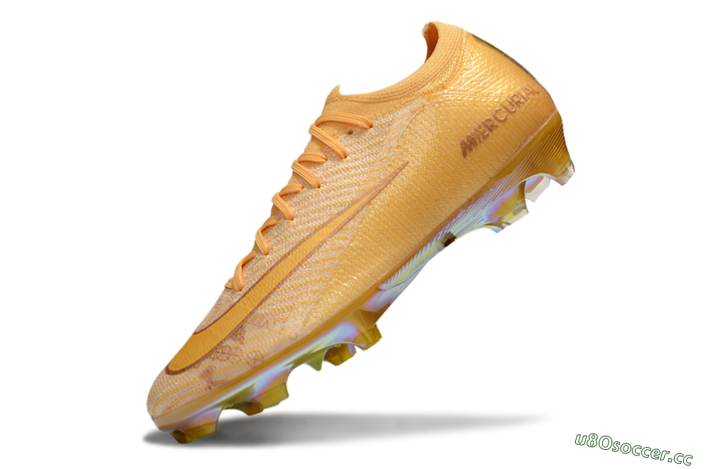 Unisex Nike Air Zoom Mercurial Vapor 16 Elite FG Firm Ground Low-Tops Football Boots - Gold/Gold 5