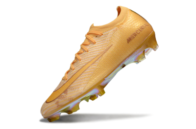 Unisex Nike Air Zoom Mercurial Vapor 16 Elite FG Firm Ground Low-Tops Football Boots - Gold/Gold