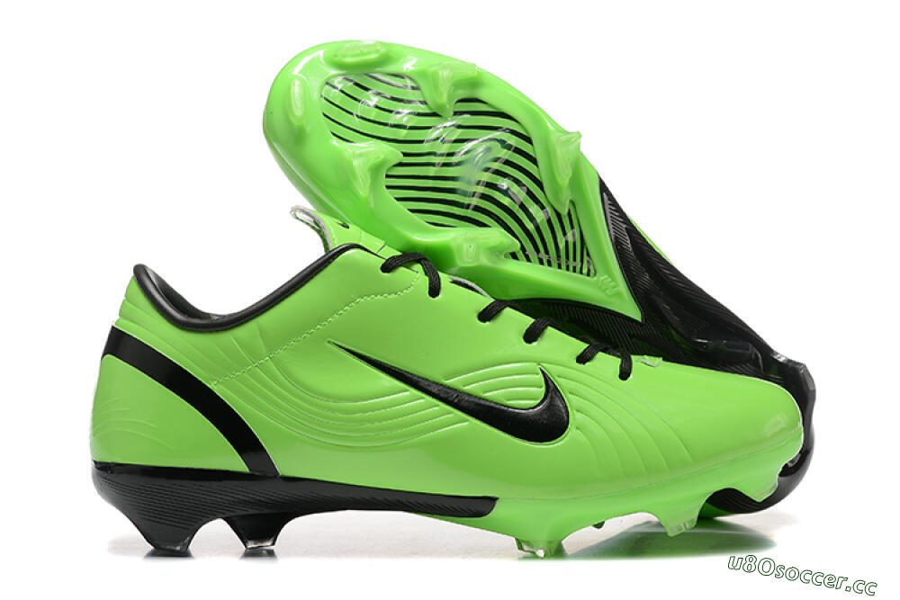 Men's Nike Air Zoom Mercurial Vapor 1 Elite FG Firm Ground Low-Tops Football Boots - Yellow/Black 2