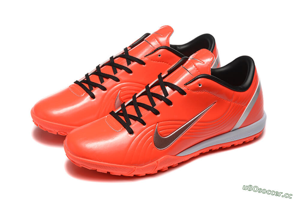 Men's Nike Air Zoom Mercurial Vapor 1 Elite TF Artificial Turf Low-Tops Football Shoes - Red/Silver 5