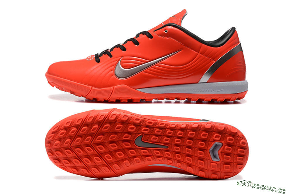 Men's Nike Air Zoom Mercurial Vapor 1 Elite TF Artificial Turf Low-Tops Football Shoes - Red/Silver 1