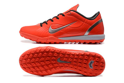 Men's Nike Air Zoom Mercurial Vapor 1 Elite TF Artificial Turf Low-Tops Football Shoes - Red/Silver