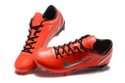 Men's Nike Air Zoom Mercurial Vapor 1 Elite FG Firm Ground Low-Tops Football Boots - Red/Silver
