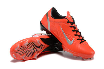 Men's Nike Air Zoom Mercurial Vapor 1 Elite FG Firm Ground Low-Tops Football Boots - Red/Silver