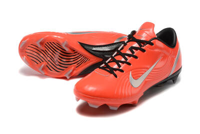 Men's Nike Air Zoom Mercurial Vapor 1 Elite FG Firm Ground Low-Tops Football Boots - Red/Silver