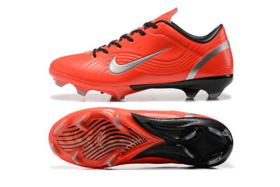 Men's Nike Air Zoom Mercurial Vapor 1 Elite FG Firm Ground Low-Tops Football Boots - Red/Silver