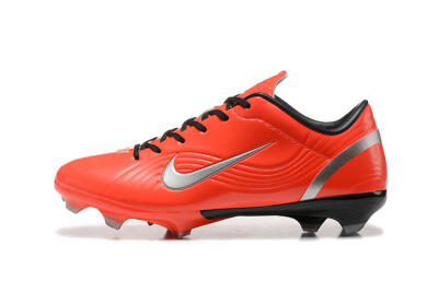 Men's Nike Air Zoom Mercurial Vapor 1 Elite FG Firm Ground Low-Tops Football Boots - Red/Silver