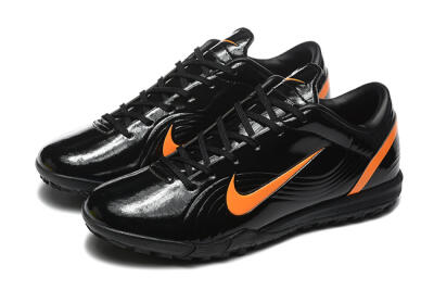 Men's Nike Air Zoom Mercurial Vapor 1 Elite TF Artificial Turf Low-Tops Football Shoes - Black/Orange