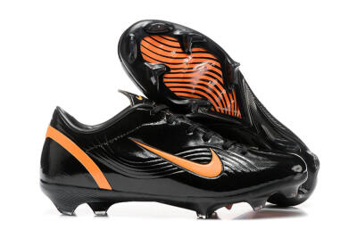 Men's Nike Air Zoom Mercurial Vapor 1 Elite FG Firm Ground Low-Tops Football Boots - Black/Orange