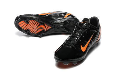 Men's Nike Air Zoom Mercurial Vapor 1 Elite FG Firm Ground Low-Tops Football Boots - Black/Orange