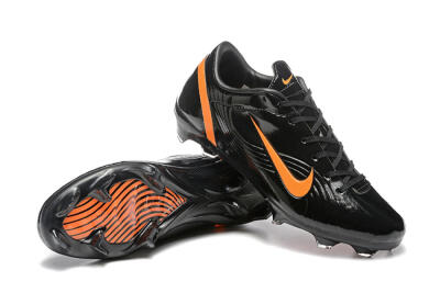 Men's Nike Air Zoom Mercurial Vapor 1 Elite FG Firm Ground Low-Tops Football Boots - Black/Orange
