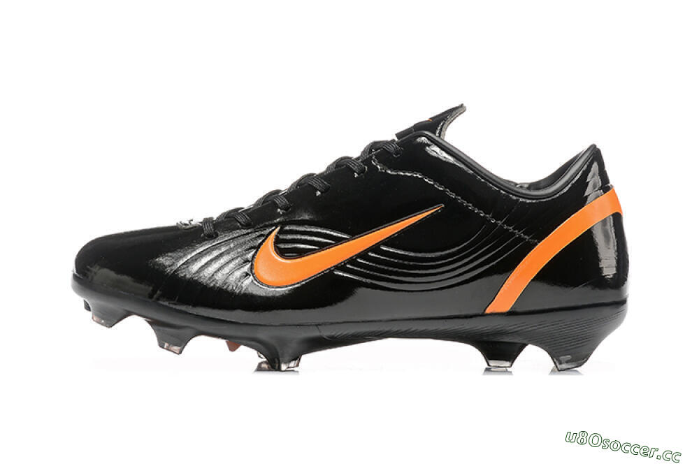 Men's Nike Air Zoom Mercurial Vapor 1 Elite FG Firm Ground Low-Tops Football Boots - Black/Orange 0