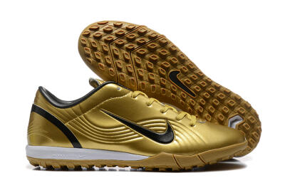 Men's Nike Air Zoom Mercurial Vapor 1 Elite TF Artificial Turf Low-Tops Football Shoes - Gold/Black/White